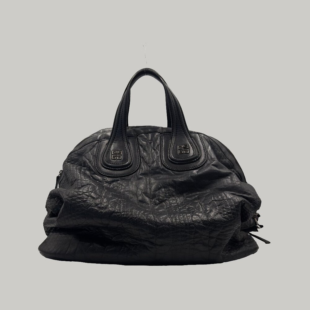 Givenchy Nightingale Black Leather Tote